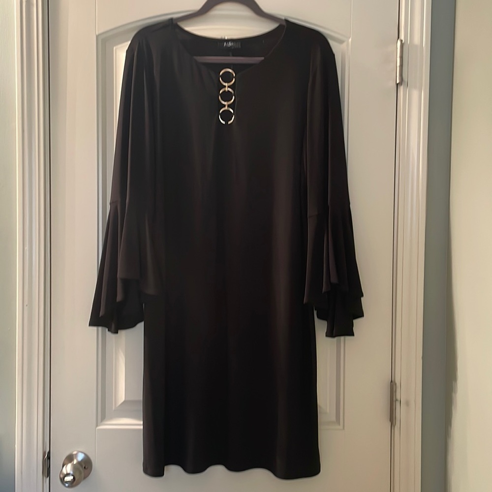 Bell Sleeve Shift Dress